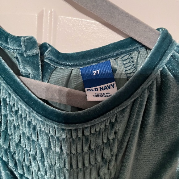 Smocked Velour Long-Sleeve Jumpsuit for Toddler Girls - Picture 3 of 3